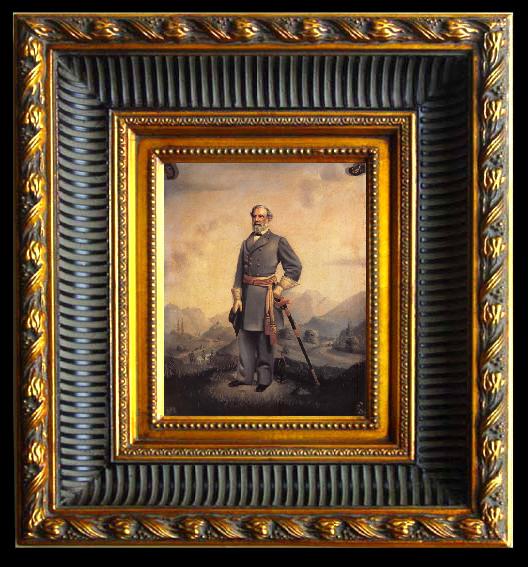 framed  unknow artist Robert E.Lee, Ta024-2
